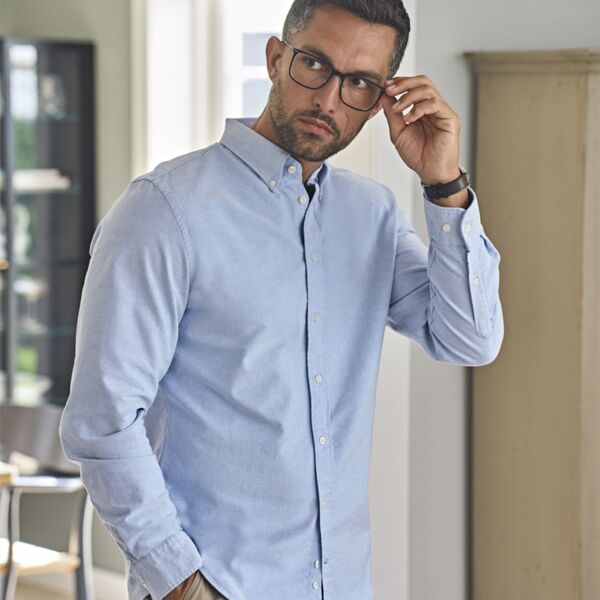 Tee Jays Perfect Long Sleeve Oxford Shirt Thumbnail