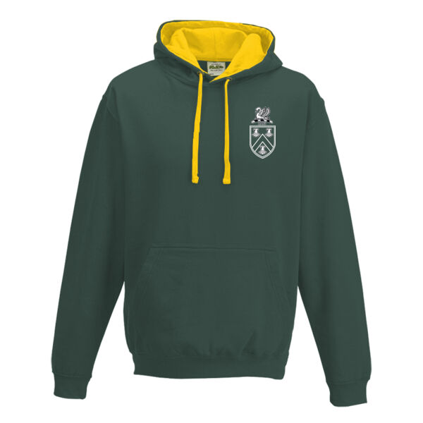 AWDis Varsity Colour Contrast Hoodie Thumbnail