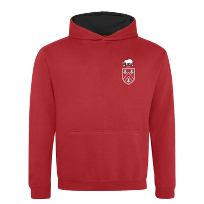 AWDis Kids Varsity Colour Contrast Hoodie Thumbnail