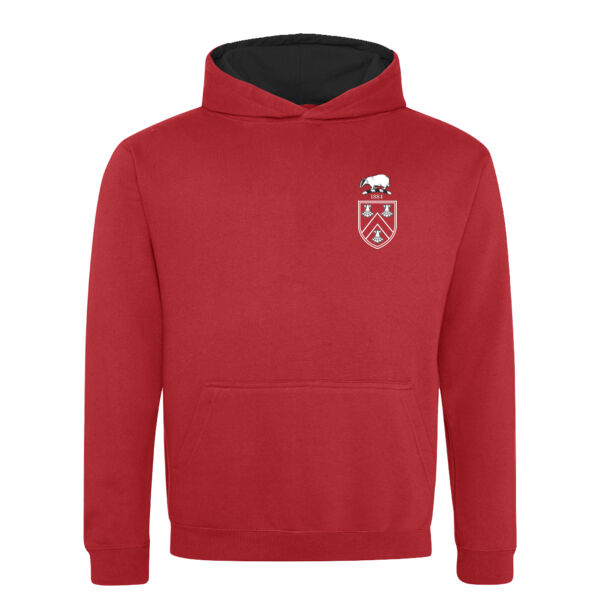 AWDis Kids Varsity Colour Contrast Hoodie Thumbnail