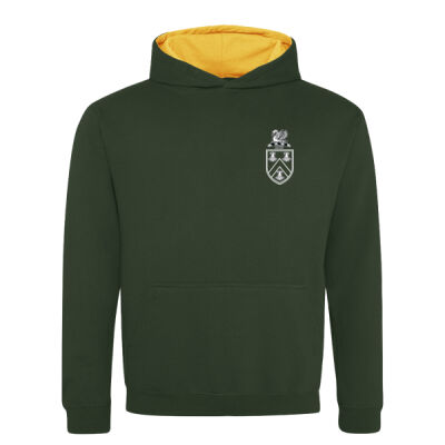 AWDis Kids Varsity Colour Contrast Hoodie Thumbnail