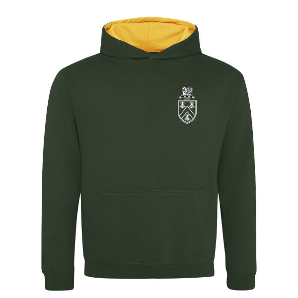 AWDis Kids Varsity Colour Contrast Hoodie Thumbnail